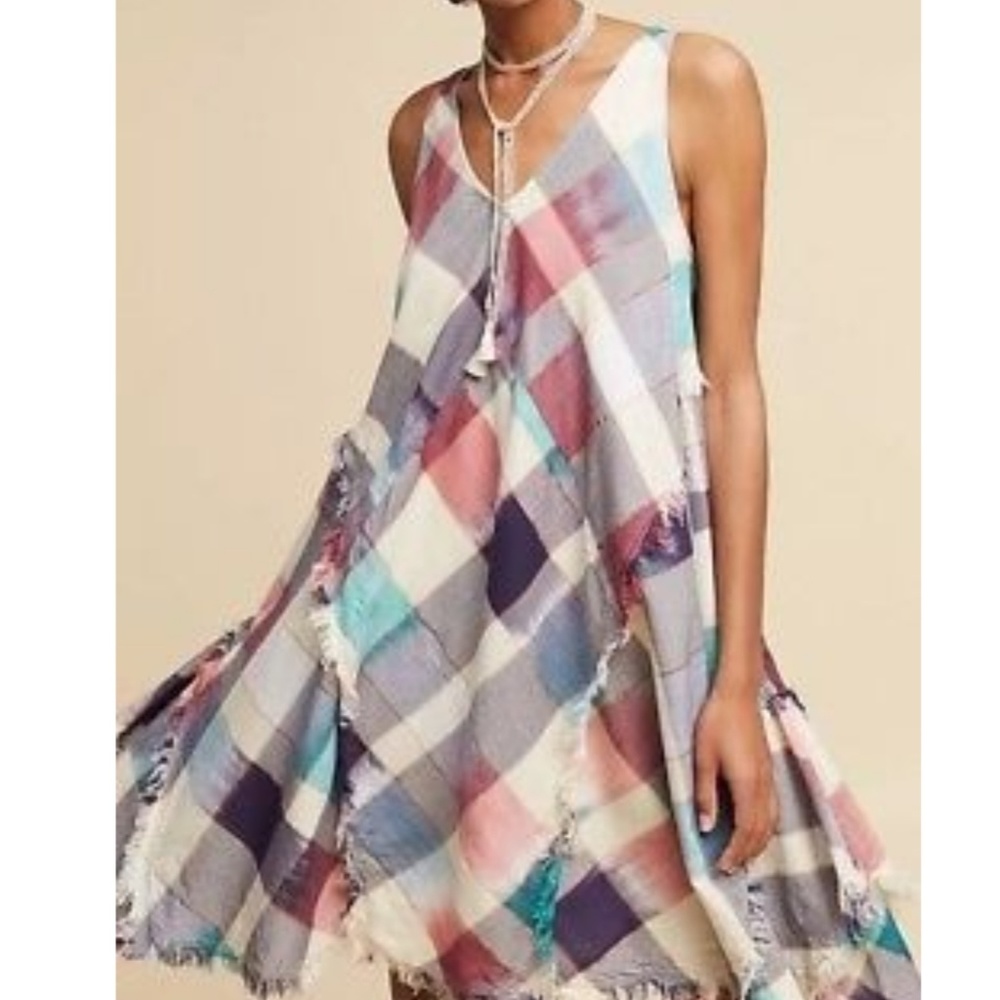 Anthropolgie plaid dress